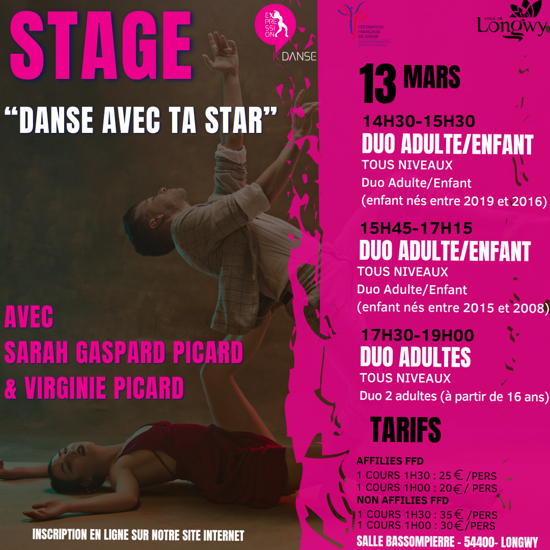STAGE DANSE AVEC TA STAR
