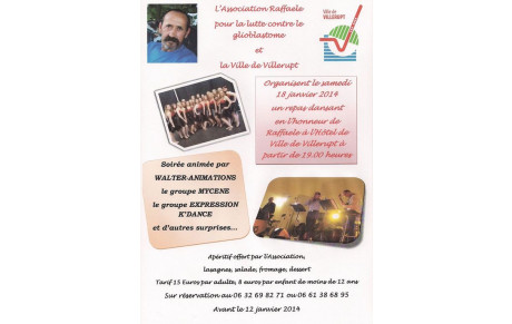 Participation à la soirée en faveur de l'association &quot;RAFFAELE&quot;